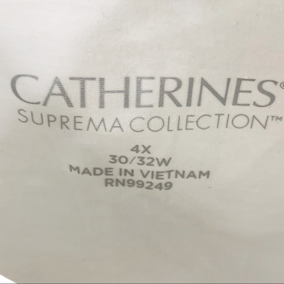 🎀 Catherines White Lace Trim Cami Tank 4X - Picture 5 of 6